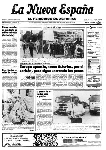 Portada Domingo 5 de  de 1987