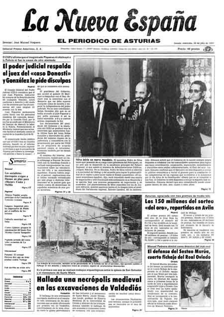 Portada Miércoles 29 de  de 1987