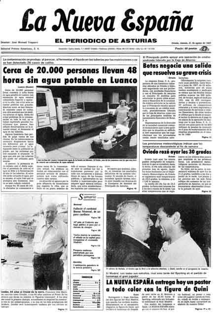 Portada Viernes 21 de  de 1987
