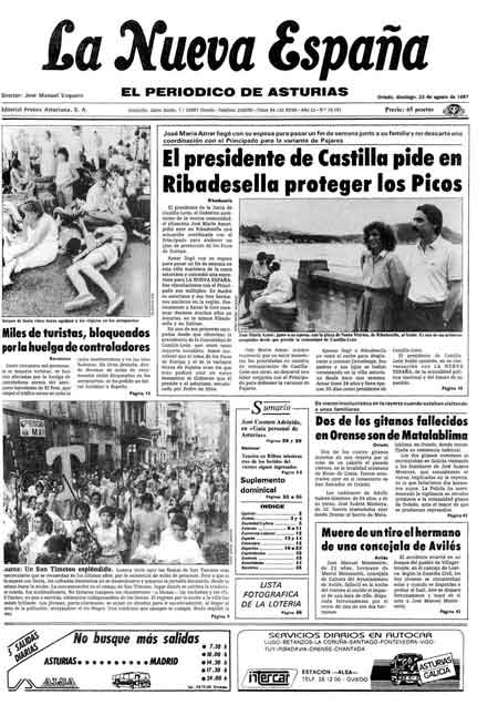 Portada Domingo 23 de  de 1987