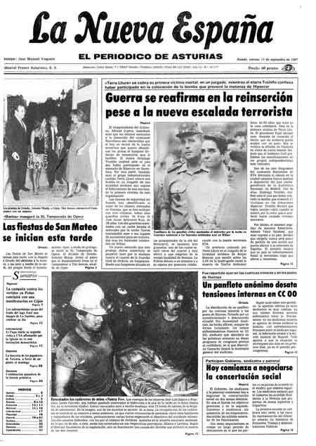 Portada Viernes 11 de  de 1987