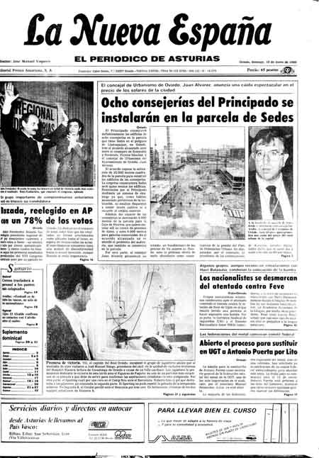 Portada Domingo 10 de  de 1988