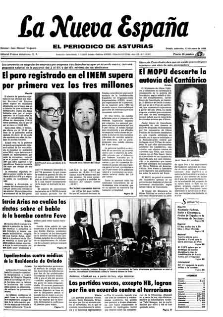 Portada Miércoles 13 de  de 1988
