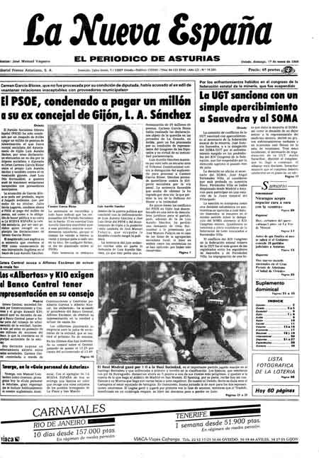 Portada Domingo 17 de  de 1988