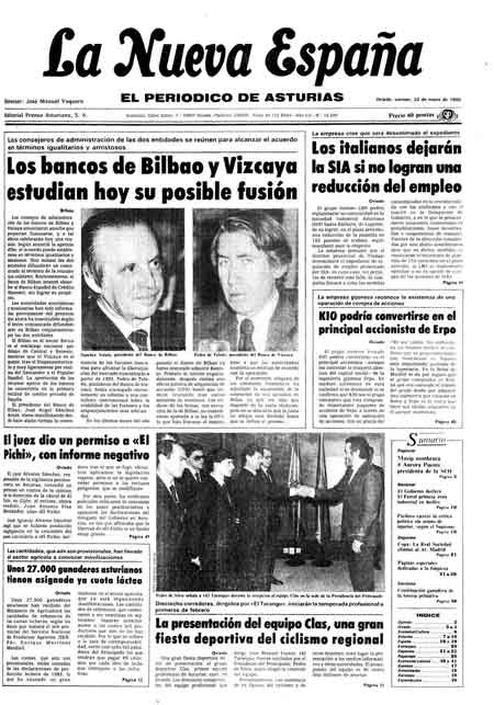 Portada Viernes 22 de  de 1988