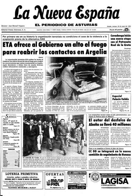 Portada Viernes 29 de  de 1988