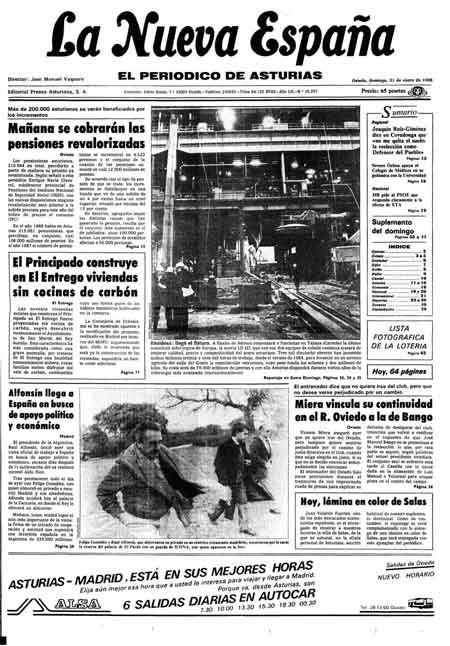 Portada Domingo 31 de  de 1988