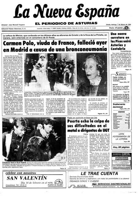 Portada Domingo 7 de  de 1988