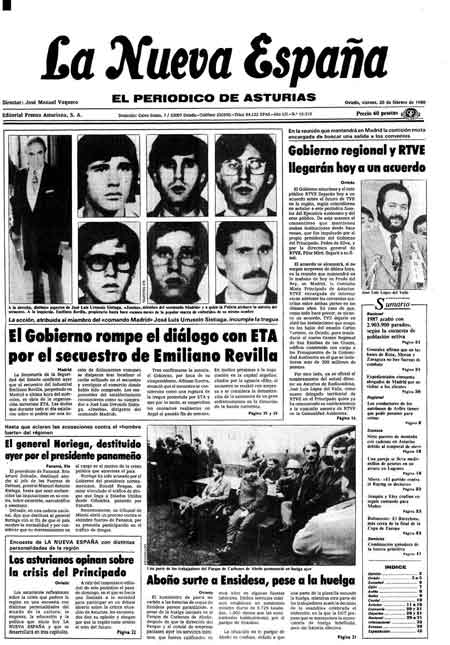Portada Viernes 26 de  de 1988