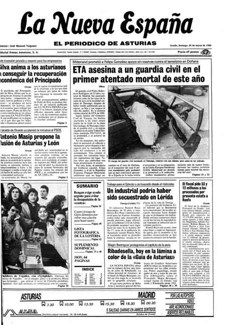 Portada Domingo 20 de  de 1988