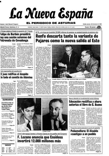 Portada Jueves 24 de  de 1988
