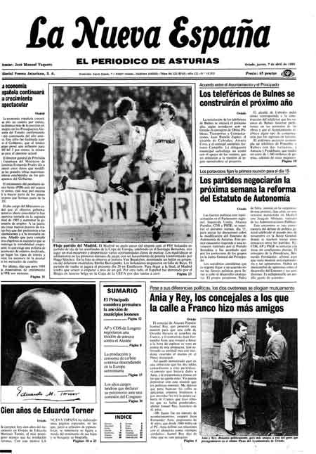 Portada Jueves 7 de  de 1988