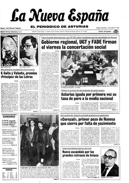 Portada Miércoles 13 de  de 1988