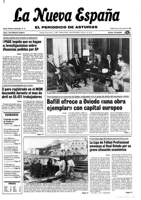 Portada Jueves 12 de  de 1988