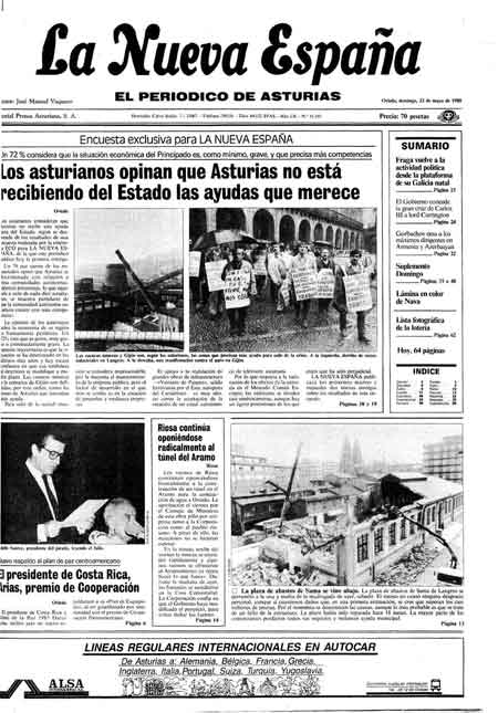 Portada Domingo 22 de  de 1988