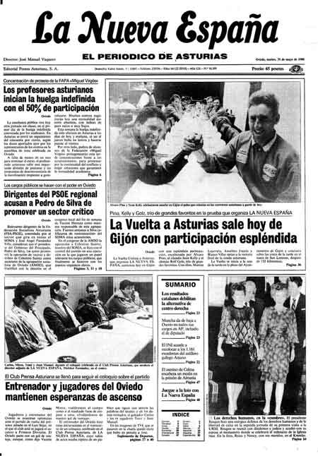 Portada Martes 31 de  de 1988