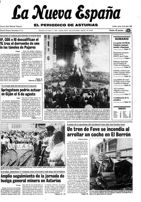 Portada Viernes 24 de  de 1988