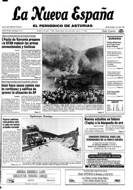 Portada Domingo 17 de  de 1988