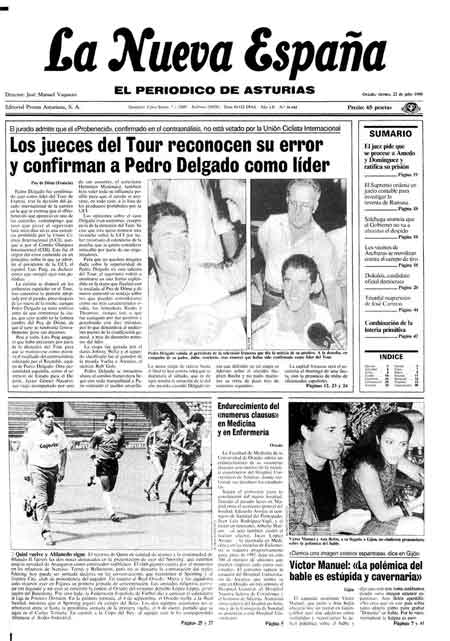 Portada Viernes 22 de  de 1988
