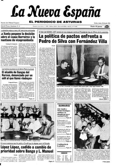 Portada Viernes 29 de  de 1988