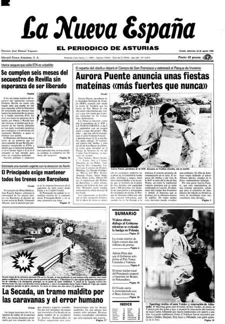 Portada Miércoles 24 de  de 1988