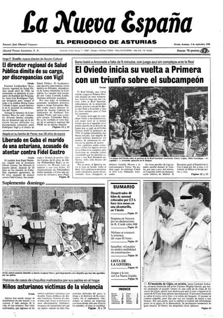 Portada Domingo 4 de  de 1988