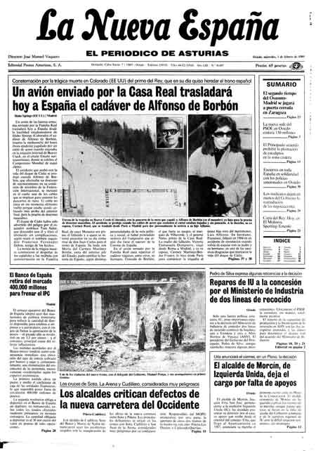 Portada Miércoles 1 de  de 1989