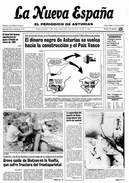 Portada Domingo 7 de  de 1989