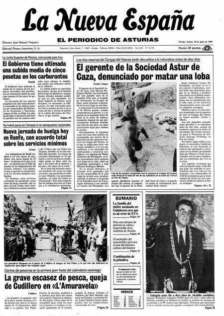 Portada Viernes 30 de  de 1989