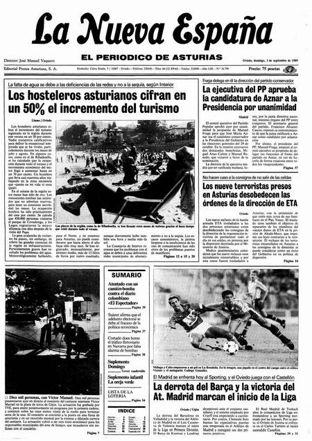 Portada Domingo 3 de  de 1989
