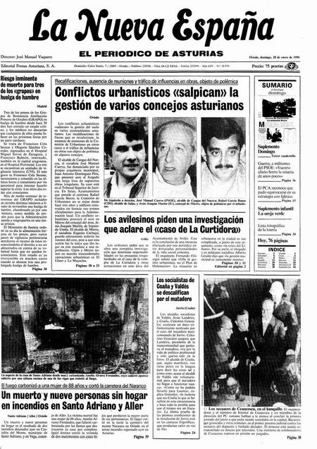 Portada Domingo 28 de  de 1990