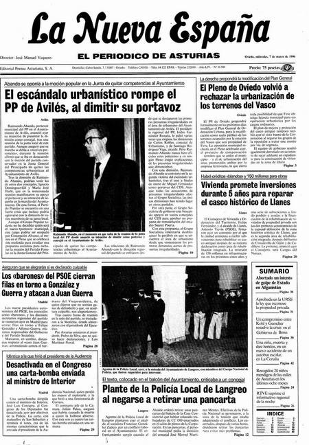 Portada Miércoles 7 de  de 1990