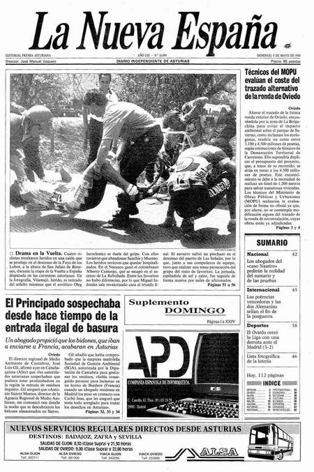 Portada Domingo 6 de  de 1990