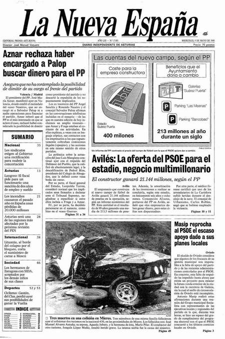 Portada Miércoles 9 de  de 1990