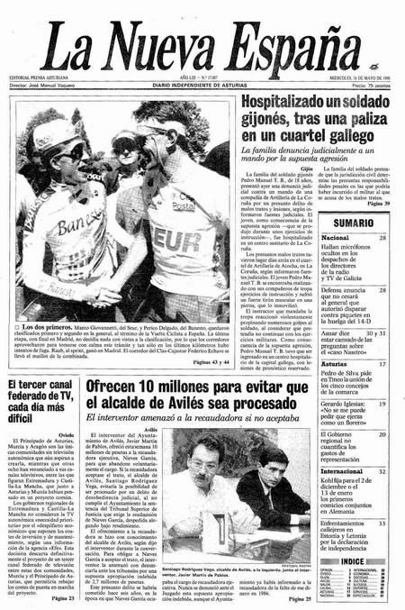 Portada Miércoles 16 de  de 1990