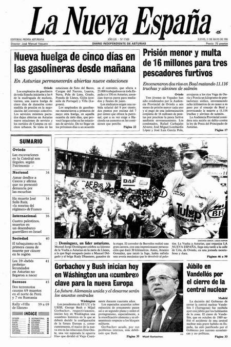 Portada Jueves 31 de  de 1990
