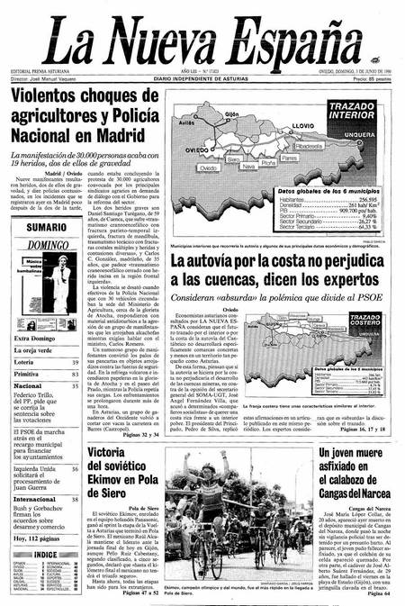 Portada Domingo 3 de  de 1990