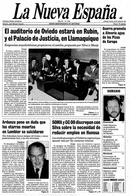 Portada Jueves 28 de  de 1990