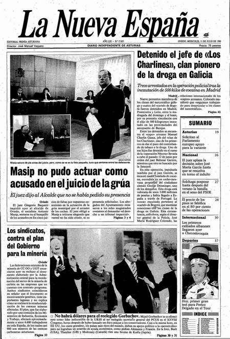 Portada Miércoles 11 de  de 1990