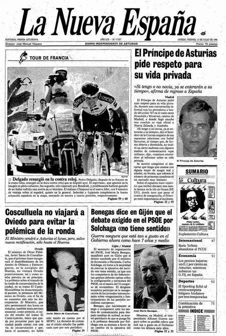Portada Viernes 13 de  de 1990