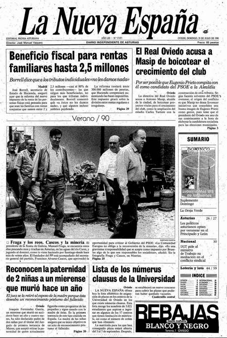 Portada Domingo 29 de  de 1990