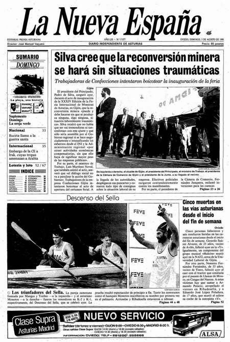 Portada Domingo 5 de  de 1990