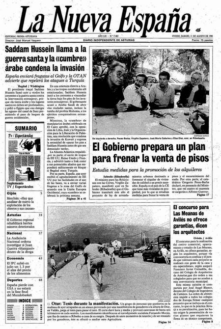 Portada Sábado 11 de  de 1990