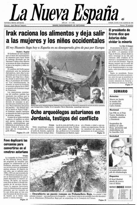 Portada Jueves 30 de  de 1990