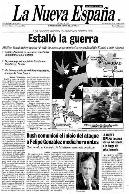 Portada Jueves 17 de  de 1991
