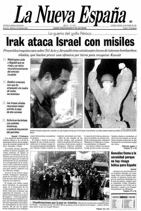 Portada Viernes 18 de  de 1991