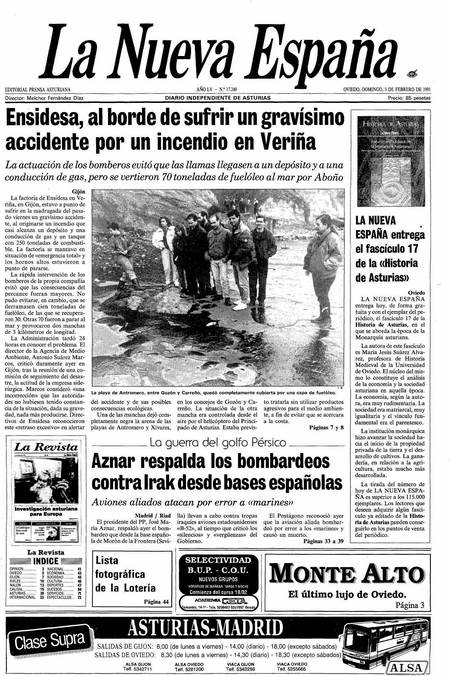 Portada Domingo 3 de  de 1991
