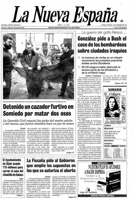 Portada Viernes 15 de  de 1991