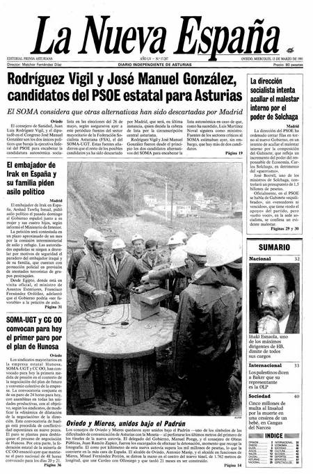 Portada Miércoles 13 de  de 1991