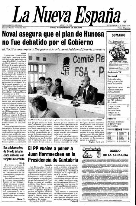 Portada Sábado 15 de  de 1991